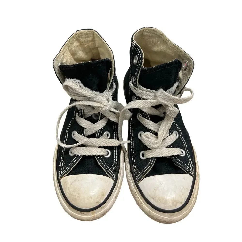 Converse Chucks CTAS Black hi tops kids SZ 13